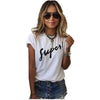 Nothing Letter Rose Print Female T Shirt  Harajuku T-Shirts Women 2018 New Summer Short Sleeve