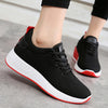 Comfortable women sneakers air mesh spring/autumn shoes solid black/white/pink female shoes
