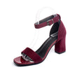 2018 Ankle Strap Heels Women Sandals Summer Shoes Women Open Toe