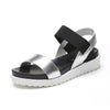 2018 New Hot Sale Sandals Women Summer Slip On Shoes Peep-toe Flat Shoes Roman Sandals