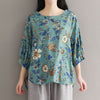 2018 Summer ZANZEA Women Floral Print Blouse 3/4 Lantern Sleeve Shirt Casual Femme Chemise