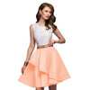 Lace Dress 2018 Women's New Fashion Summer Beach Sleeveless Flare Dresses Mini A-Line Party