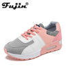 Fujin 2018 New Leather Shoes Handmade Brand Tenis Feminino Women Casual Shoes