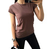 Plain T Shirt Women Cotton Elastic Basic T-shirts Female Casual Fashion Tops Short Sleeve
