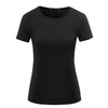 Plain T Shirt Women Cotton Elastic Basic T-shirts Female Casual Fashion Tops Short Sleeve