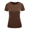 Plain T Shirt Women Cotton Elastic Basic T-shirts Female Casual Fashion Tops Short Sleeve