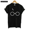 Women T Shirts Street Fashion Slim Summer Black T Shirt Women 2017 New Planet Print Casual
