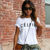 Women T Shirts Street Fashion Slim Summer Black T Shirt Women 2017 New Planet Print Casual