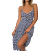 CALOFE Sexy Party Dress Women Sexy Bodycon Ladies Sundress Spaghetti Strap Backless